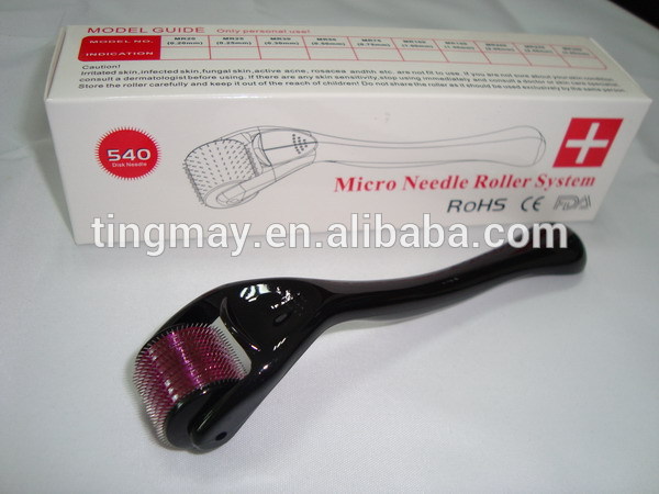 Derma Roller Factory Direct Wholesale 540 Needles Derma Roller, Micro Needling Skin Roller Dermaroller