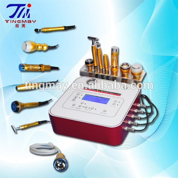 6D home galvanic facial machine price no needle mesotherapy cooling radio frequency rf lifting eye spa super skin care machine