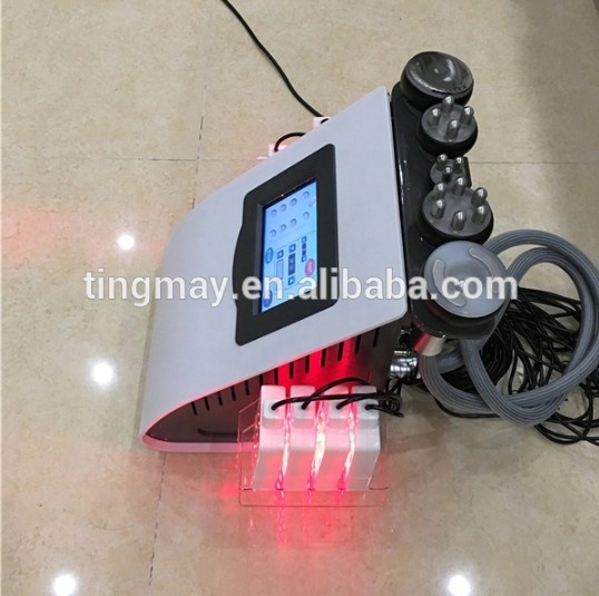 Multifunction vacuum cavitation system RF lipolaser weight loss beauty machine