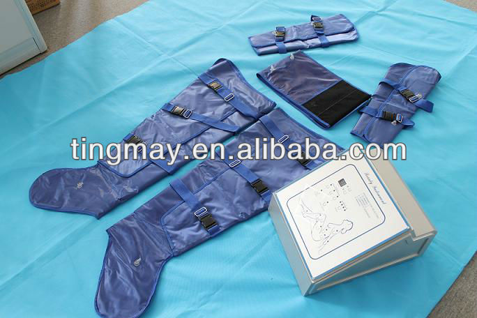 Portable body air pressure pressotherapy suit slimming machine