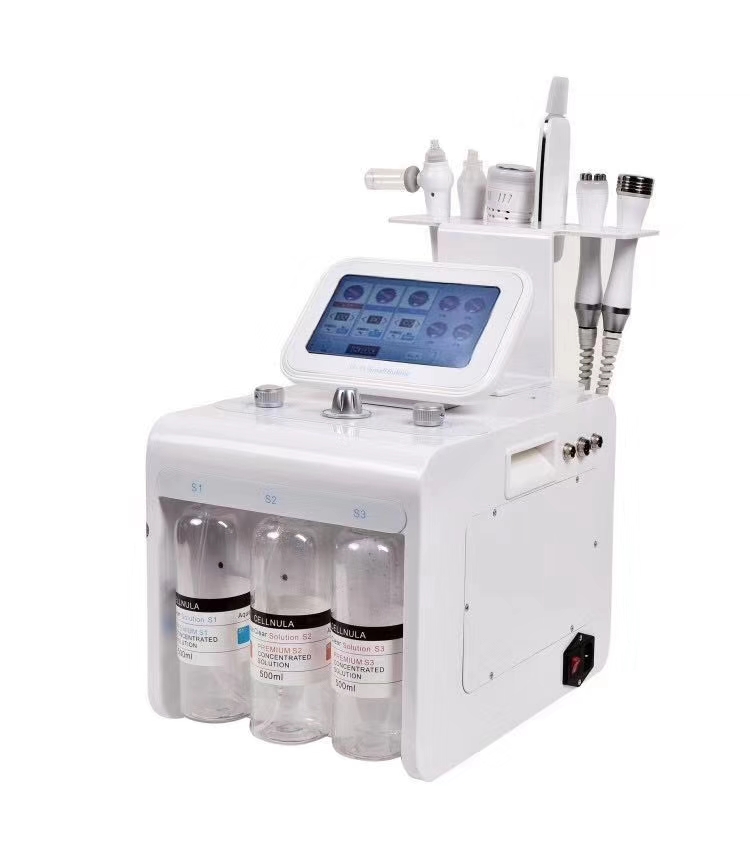 2018 New Arrival 6 in 1 Multifunctional Hydro facial water water dermabrasion Oxygen Jet Peel facial equipment