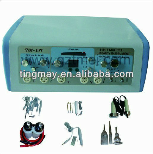 6 in 1 ultrasonic portable galvanic facial equipment tm-271