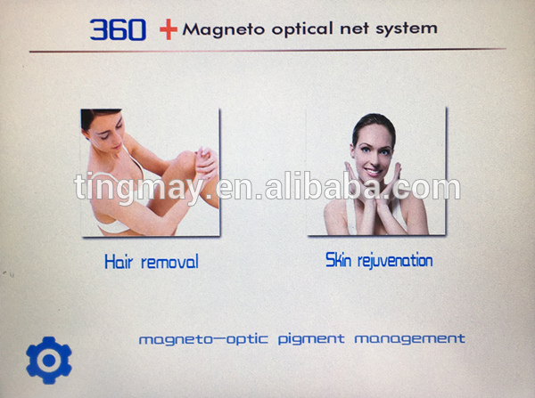 360 magneto optical OPT hair removal machine