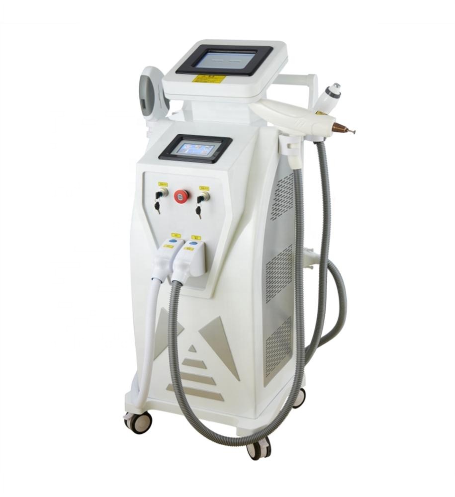 IPL Laser hair removal /e-light ipl rf+nd yag laser multifunction machine