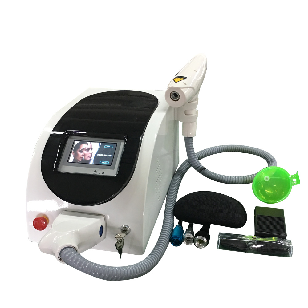 Q switched ND YAG Laser tattoo and pigment removal Machine
