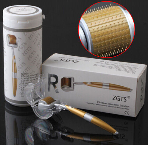 Micro needle derma roller with 192 Titanium needles for facial care