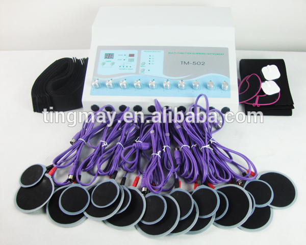 Fat burning face slimming electrodes machine stimulator