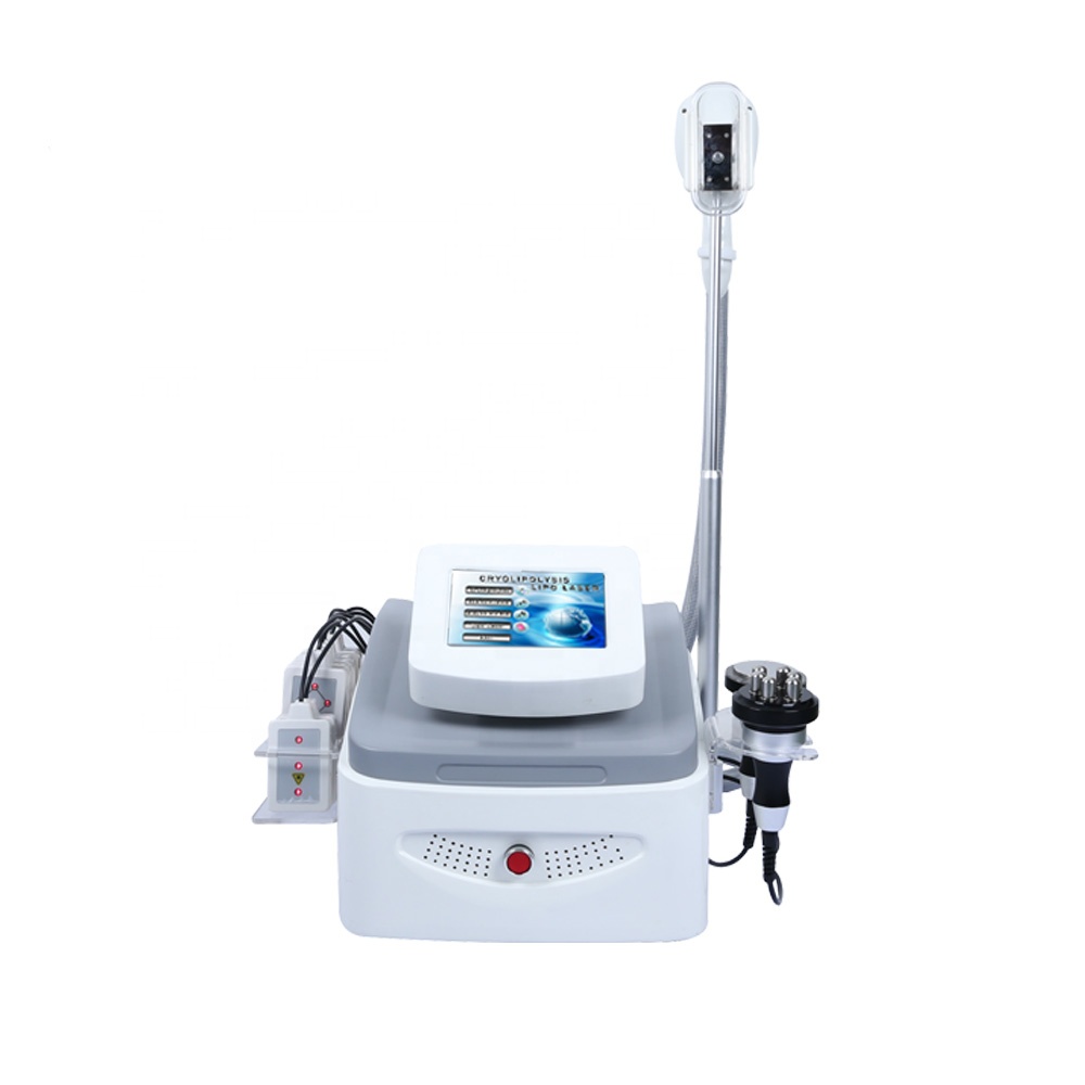 Portable cryolipolysis rf skin tightening machine with CAVITATION lipo laser