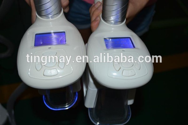 2Cryolipolysis handle portable cool shape sculpting Fat freezing machine combine cavitation and RF factory price