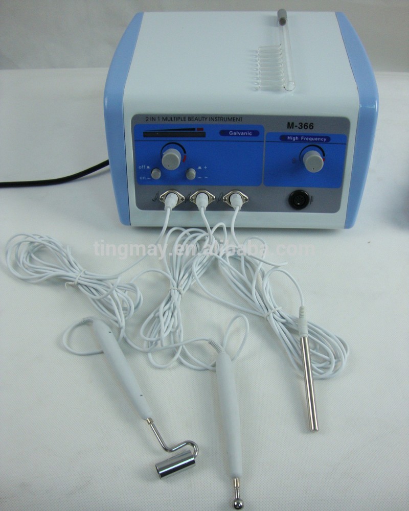 Electric scalp massager/iontophoresis galvanic facial machine