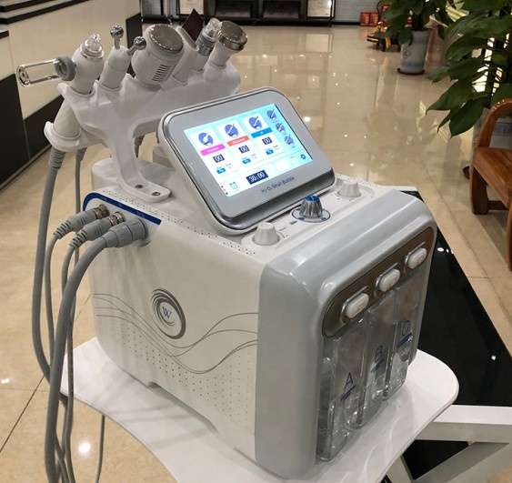 6 in 1 H2 O2 deep clear hydro dermabrasion aqua facial oxygen jet peeling machine