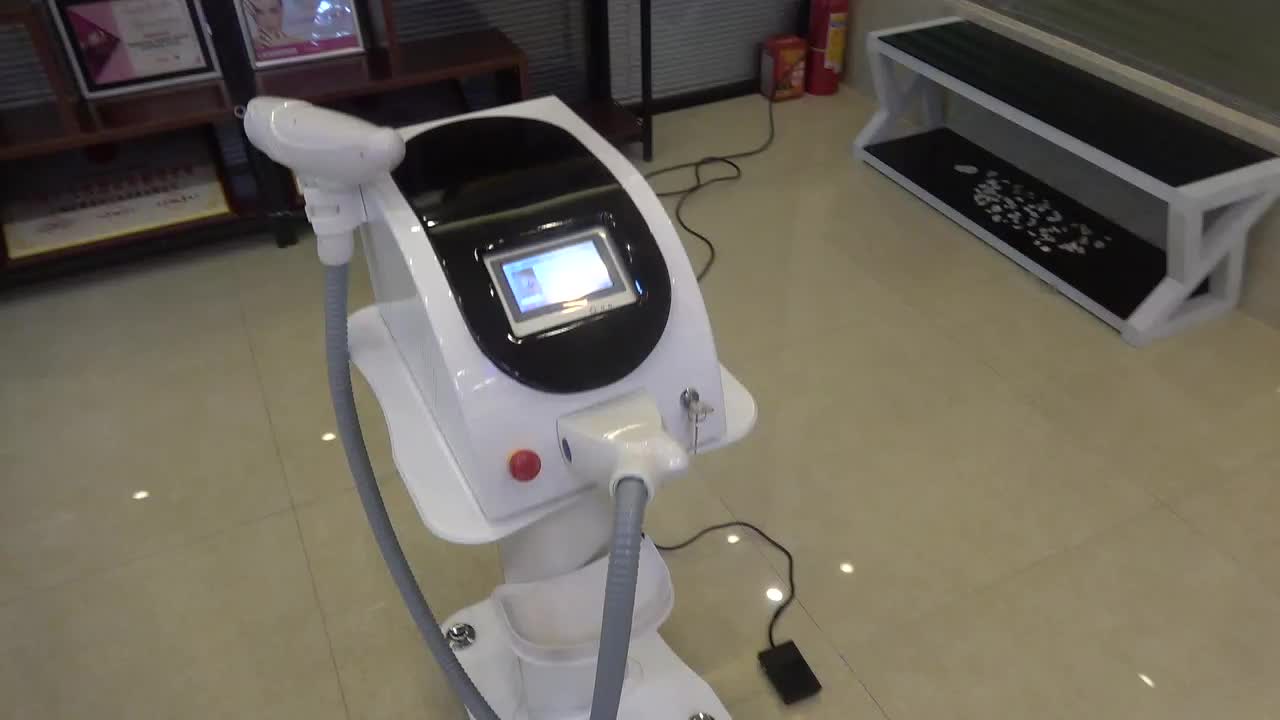 Portable 1064nm 532nm 1320nm q switched nd yag laser tattoo removal machine factory price