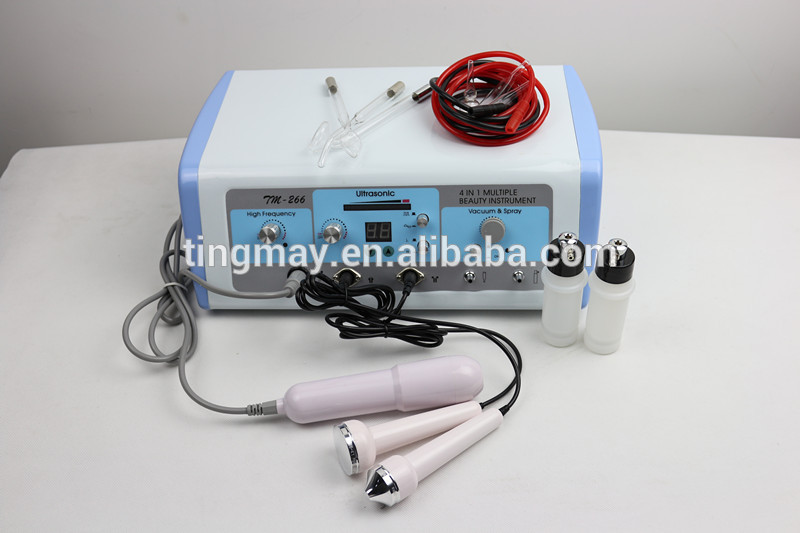 jade facial beauty machine 4 in 1 facial beauty machine ( high frequency +Vacuum +spray+Ultrasonic)