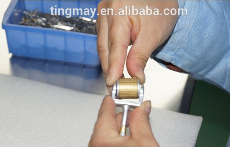 Popular ZGTS 192 titanium needle golden derma roller