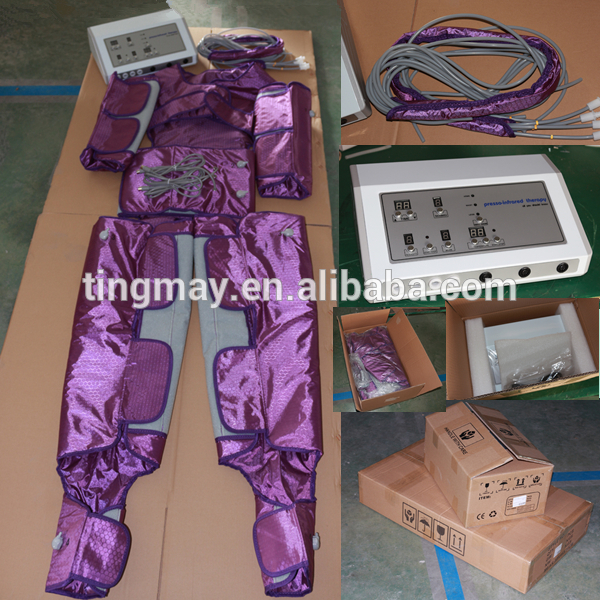 Best selling far infrared pressotherapy presoterapia machine for lymph drainage with air compression leg massager
