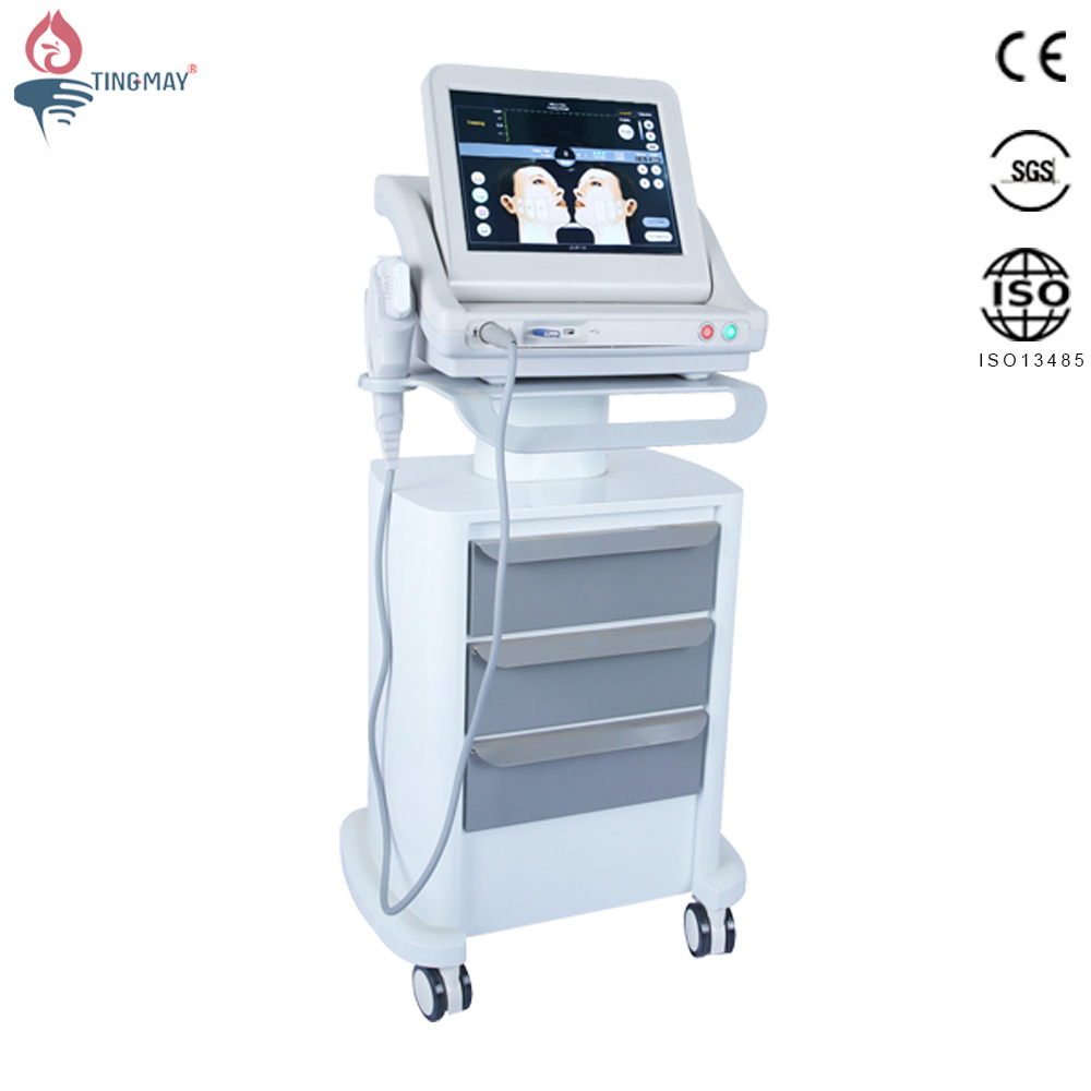 Hot selling factory price Wrinkle removal face lifting facial HIFU high intensity focused ultrasound machine