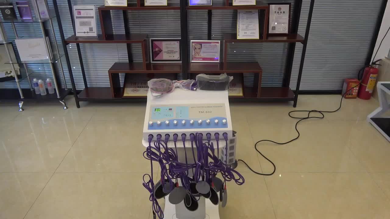Portable salon equipment ems muscle stimulator machine for body slimming