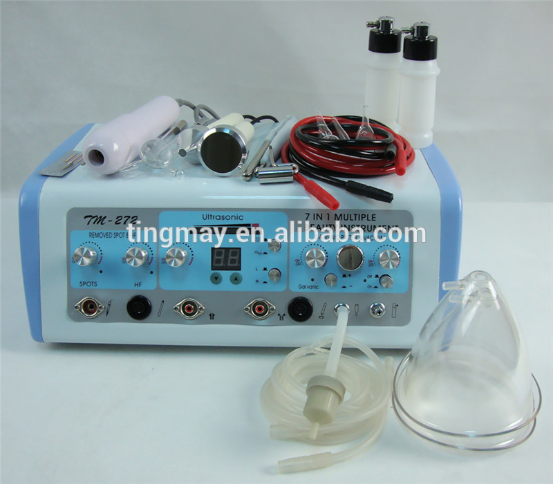 8 in 1 high frequency galvanic facial machine for beauty salon tm-272