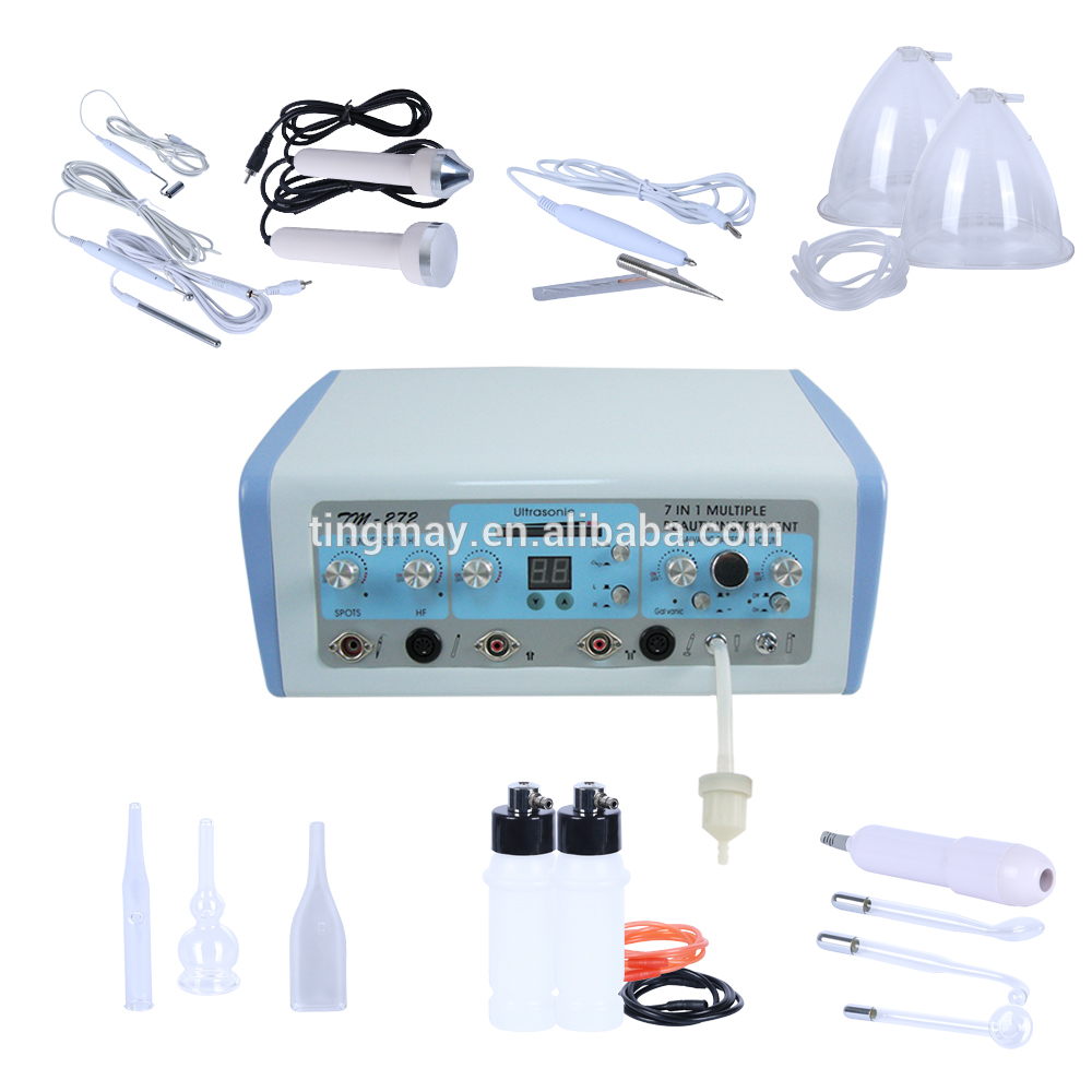7 in 1 multifunction high frequency galvanic facial machine
