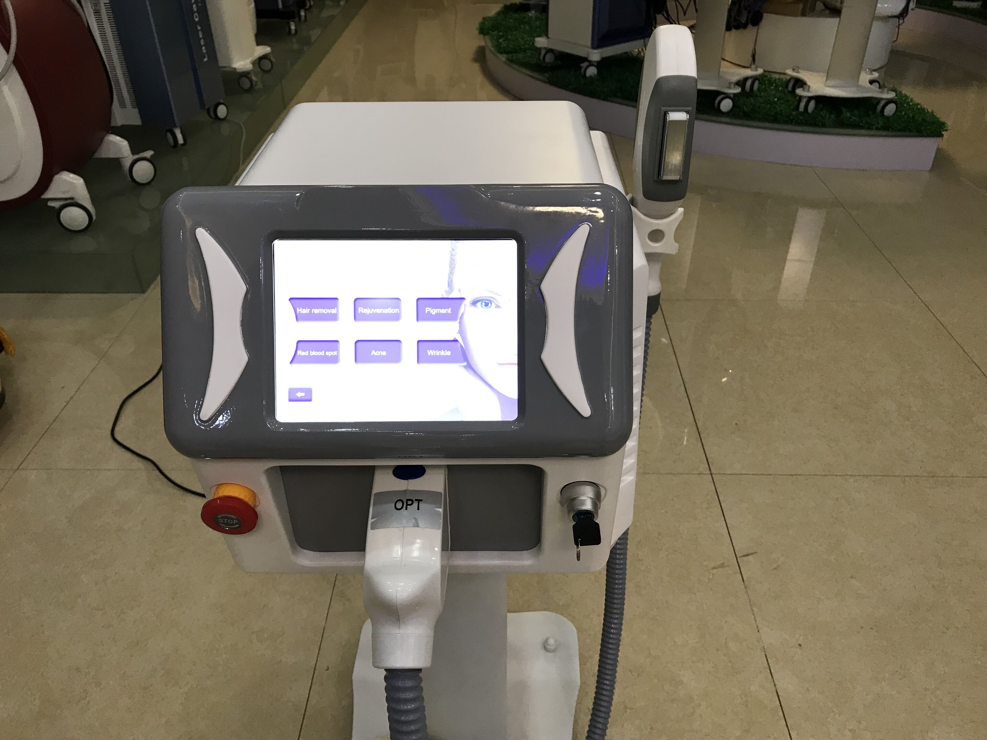 2019 New model hot ipl shr opt hair removal acne treatment skin rejuvenation machine on sale