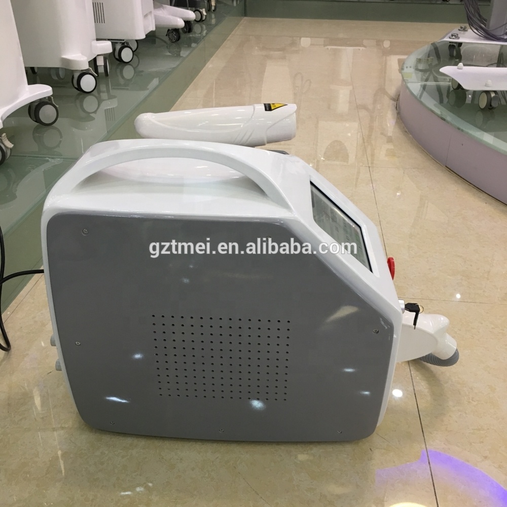 Portable new design q switched nd yag laser tattoo removal machine with CE approved
